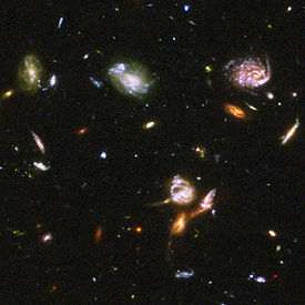 Detail from the Hubble Ultra Deep Field image