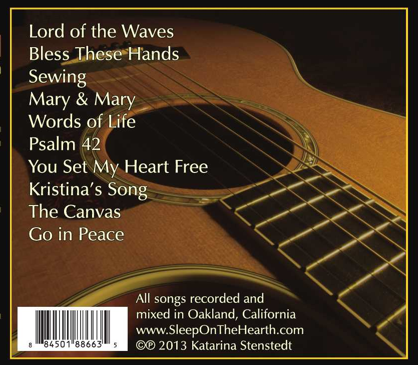 Back cover - Go in Peace CD